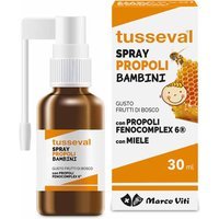 Tusseval Spray Propoli Bambini Gusto Frutti Di Bosco Con Miele 30 ml