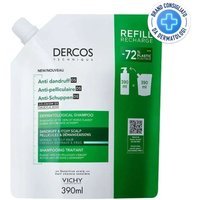 Vichy Dercos Technique Eco-Ricarica Shampoo Antiforfora Capelli Grassi, 390ml