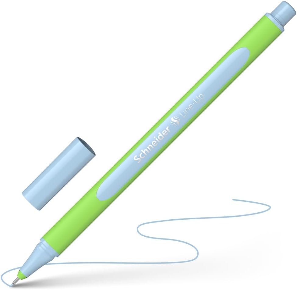 Schneider Fineliner Line-Up - Penna pastello, 0,4 mm, colore: Blu