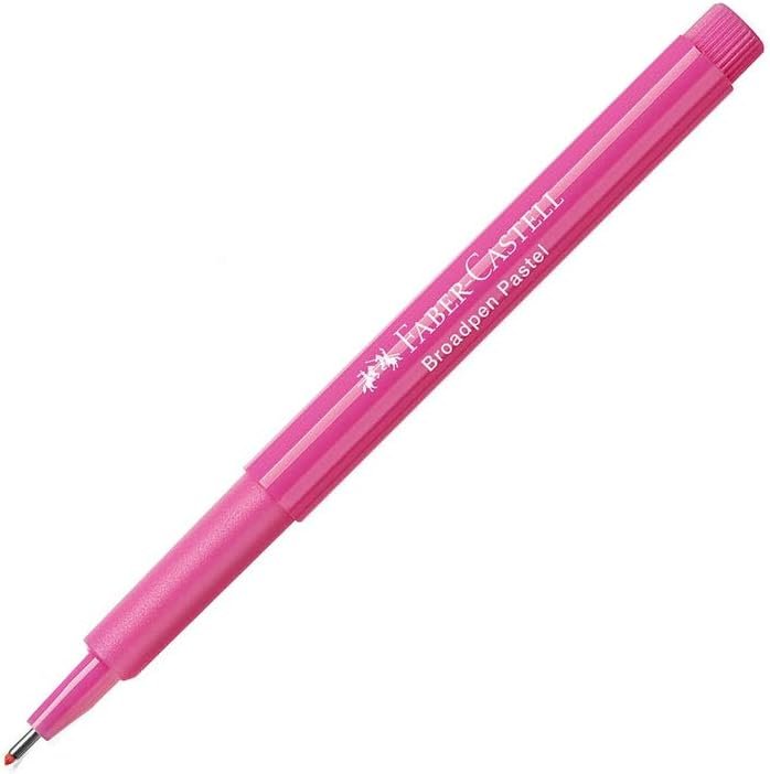 FABER-CASTELL Boadpen - Penna a punta fine, 0,8 mm, colore: viola e rosa