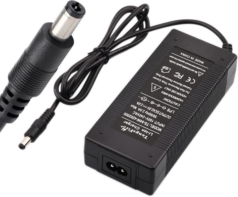 Caricabatterie 42V CC sostitutivo (CA/CC) per batteria al litio 10S 36V | DC42V compatibile…