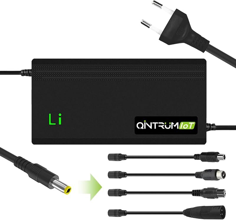 42V 2A Caricatore Monopattino Elettrico per xiaomi e 36V Batteria al Litio