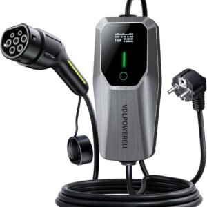 VDLPOWEREU Colonnina Ricarica Auto Elettrica, 3.6KW 5M Cavo Ricarica Auto Elettrica Tipo 2…