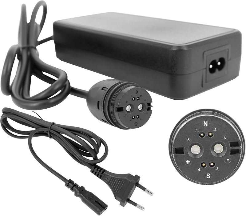PowerSmart Caricatore da 42 V 2 A per batteria elettrica da 36 V con cervo rosso ZEG BMZ…