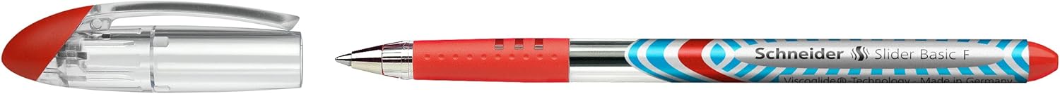 Penna a sfera Schneider Slider F tratto fine colore rosso