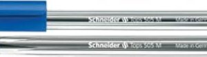 Penna a sfera Schneider Tops 505 con cappuccio blu