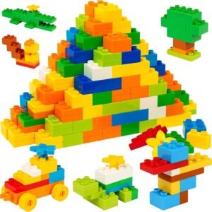 Hiume Grandi mattoncini da costruzione,240 pezzi,compatibile con pietre duplo e tutte le…