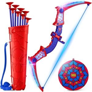 Giocattoli Bambino Set con Luci LED Rosse e Blu, Zainetto Supercool e Bersaglio, Giocattolo…