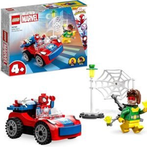 LEGO 10789 Marvel L’Auto di Spider-Man e Doc Ock, Giocattolo di Spidey e i Suoi Fantastici…