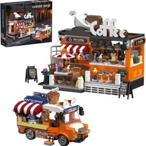 TYCOLE Caffetteria in Mattoncini con Carrello Caffè, 1185 Pezzi, 6+ | STEM Costruzioni…