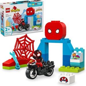 LEGO Duplo Marvel - Avventura in moto da Spin, giocattolo per costruire sulla base di…