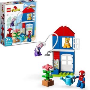 LEGO DUPLO Marvel Spider-Man's House 10995, giocattolo Spiderman per bambini, ragazzi e…
