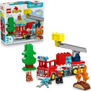 LEGO DUPLO Autopompa con Manichetta e Pompiere - Gioco Didattico per la Motricità Fine…