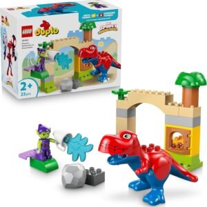 LEGO DUPLO Marvel Dinosauro Spidey-Rex vs. Goblin - Giocattolo per lo Sviluppo della…