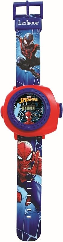 Lexibook Spider-Man - Schermo digitale per orologio a proiezione regolabile - 20 immagini…
