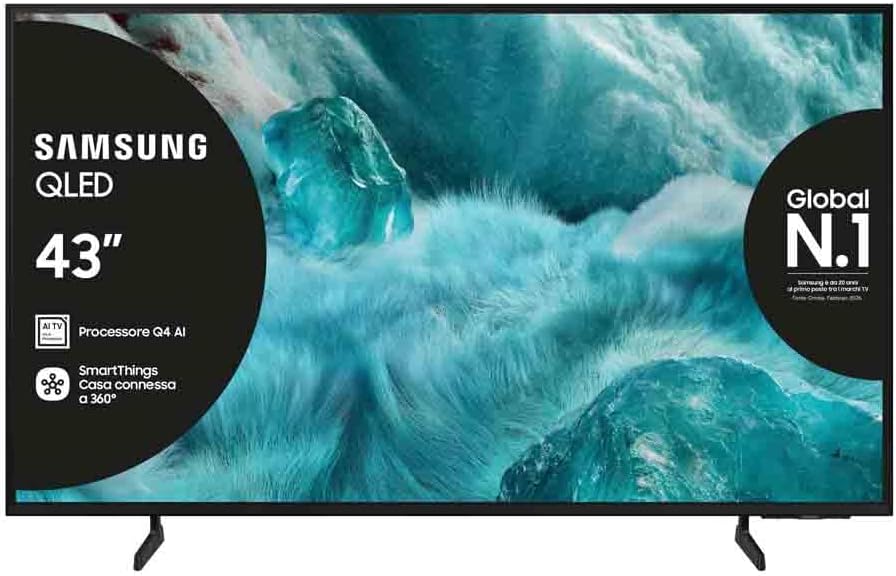 Samsung QLED 4K Vision AI Smart TV 43'' QE43Q7F4AUXZT