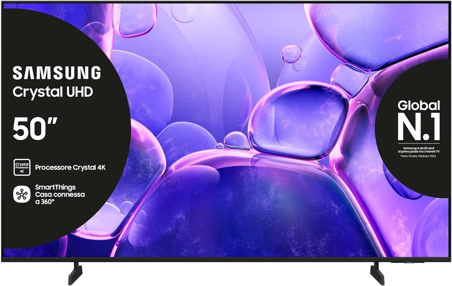 Samsung Crystal UHD 4K Smart TV 50'' UE50U8090FUXZT