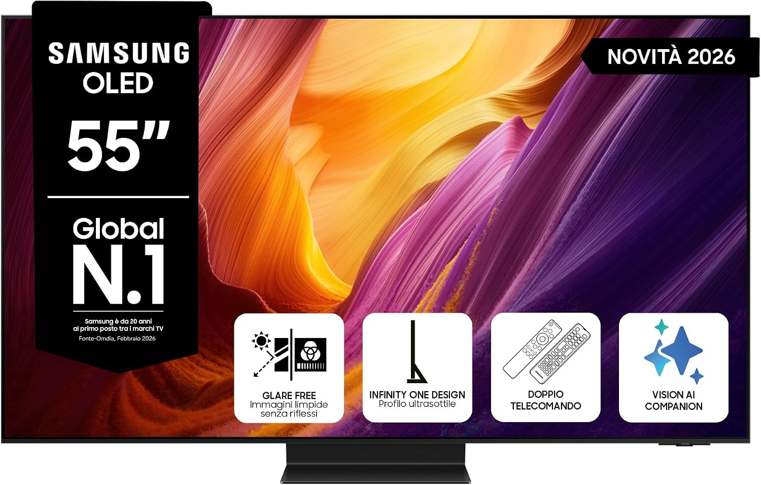Samsung Smart TV 55" QE55S95HATXZT OLED 4K