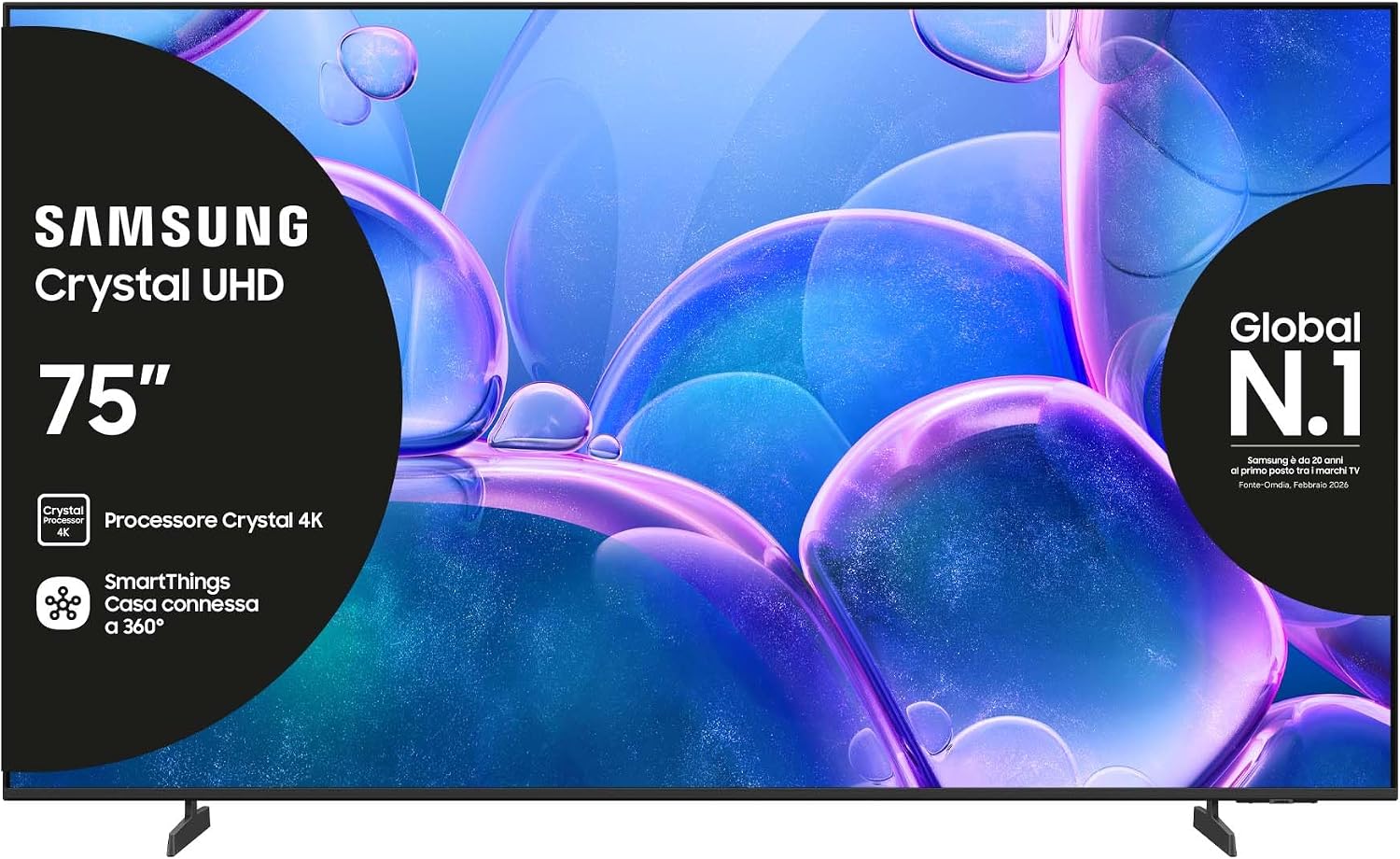 Samsung Crystal UHD 4K Smart TV 75'' UE75U7000FUXZT