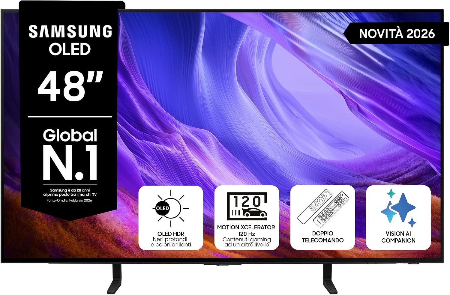 Samsung Smart TV 48" QE48S83HAEXZT OLED 4K