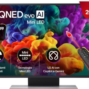LG QNED evo AI MiniLED 43 Pollici Smart TV 4K