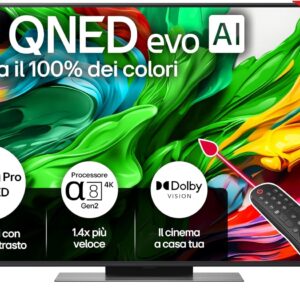 LG QNED evo AI 55 Pollici Smart TV 4K Serie QNED86 2025