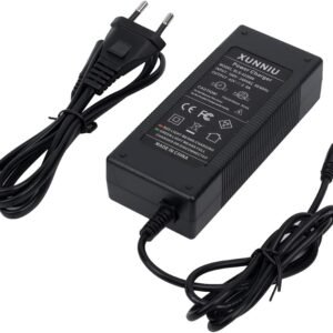 Caricatore Monopattino Elettrico 42V 2A, Caricabatterie Adattatore di Alimentazione per…