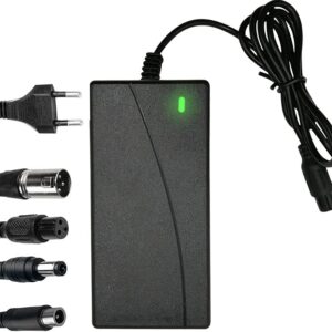 Caricabatteria per Monopattino Elettrico 42V 2A Universale con 4 Connettori