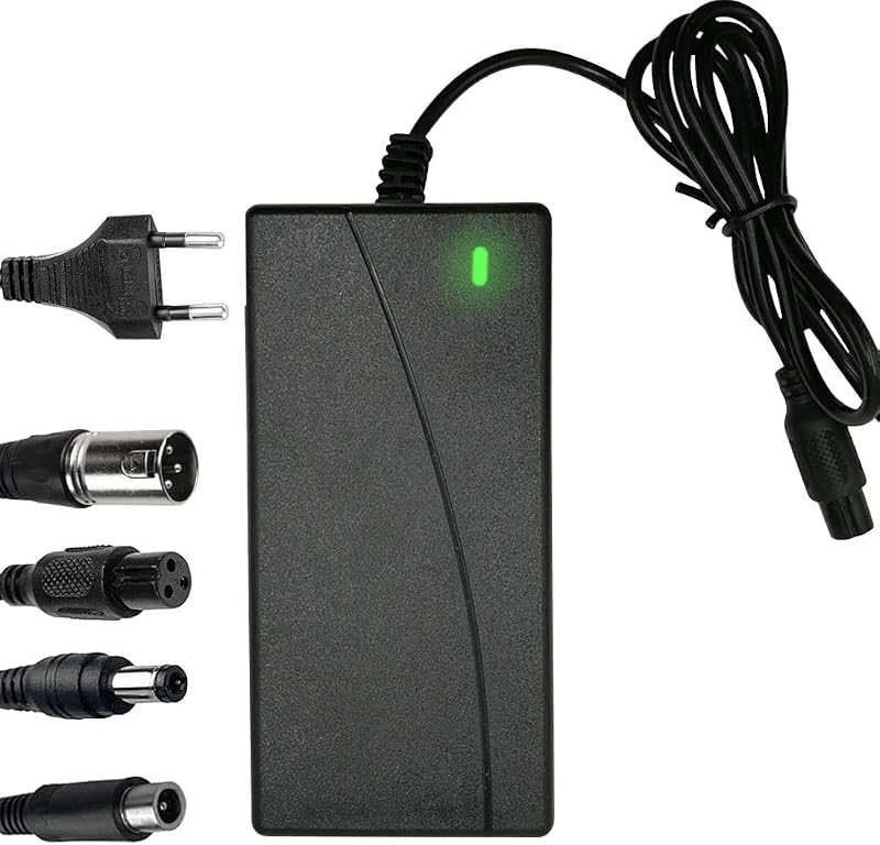 Caricabatteria per Monopattino Elettrico 42V 2A Universale con 4 Connettori