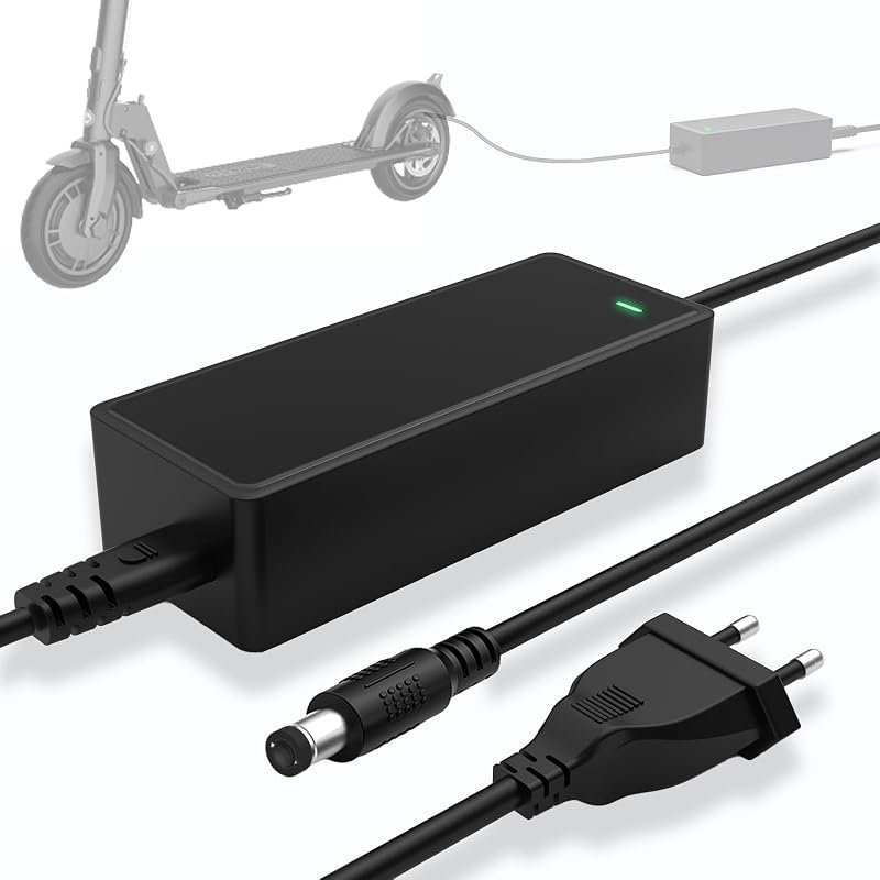 Mezelon 42V 2A Caricatore Monopattino Elettrico per Batteria 36V | Compatibile con GOTRAX…