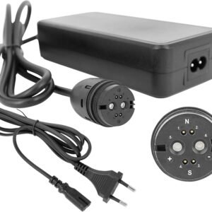 PowerSmart Caricatore da 42 V 2 A per batteria elettrica da 36 V con cervo rosso ZEG BMZ…