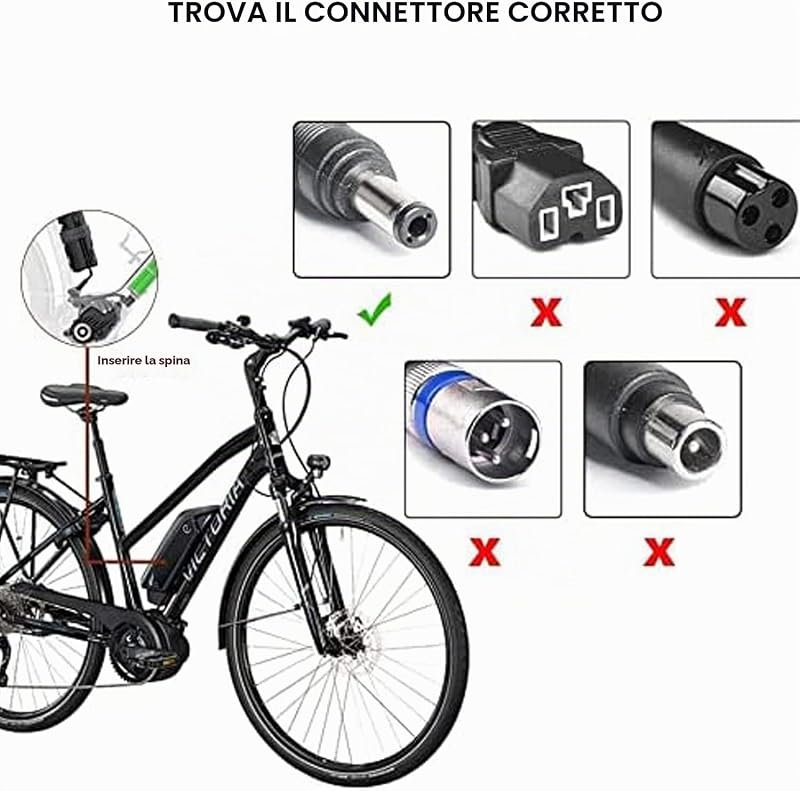 KFD 84W 42V 2A Alimentatore per monopattino elettrico 36V batteria agli ioni di litio…