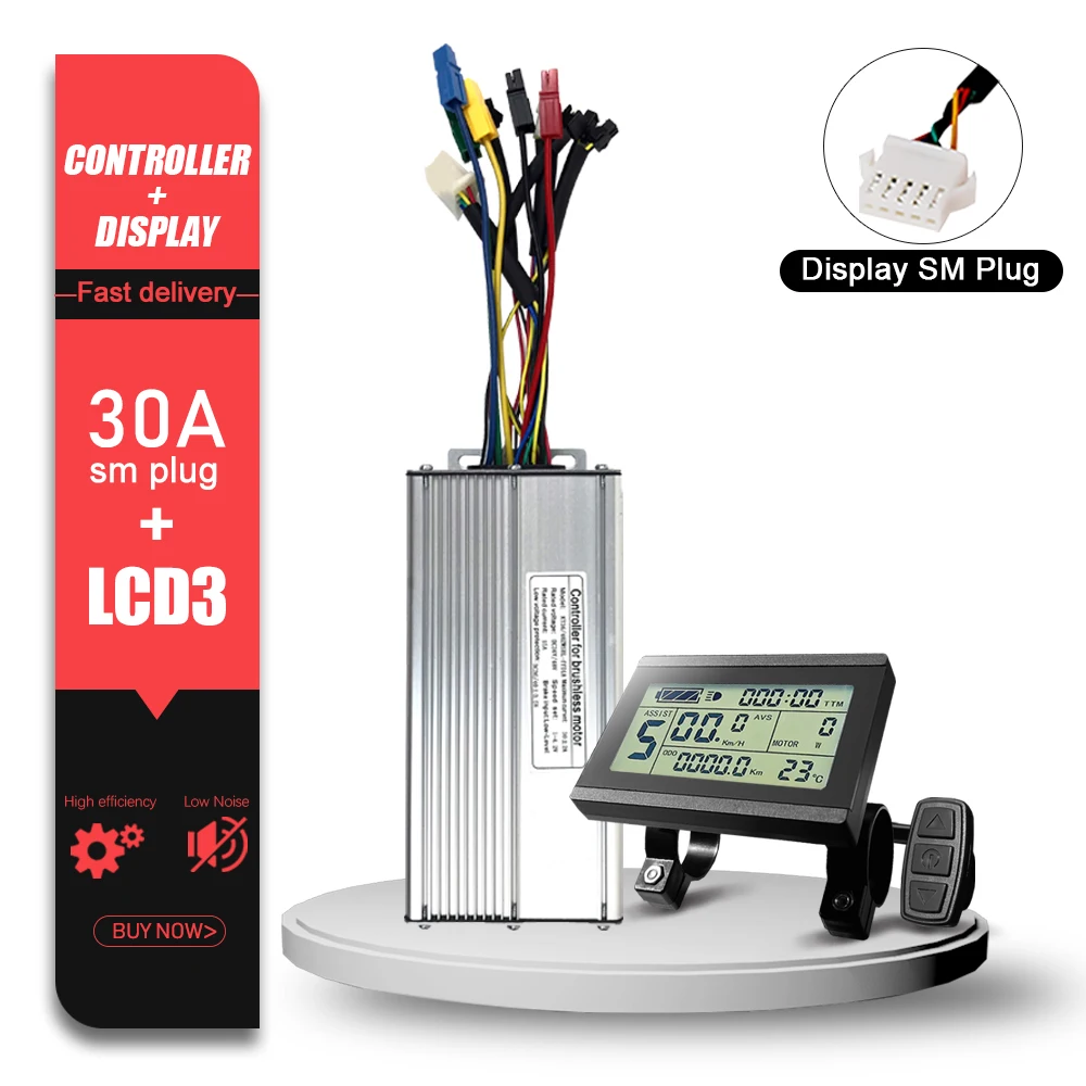 Centralina 30A Display LCD3