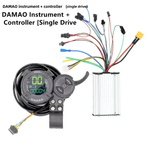Controller universale per scooter elettrici 48v-60v 25A Display LCD Damao a 6 canali acceleratore ad alta corrente a bassa tensione