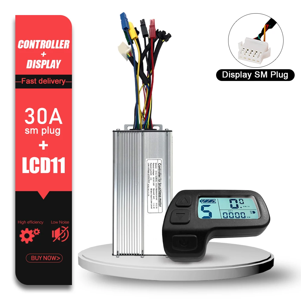 Centralina 30A Display LCD11