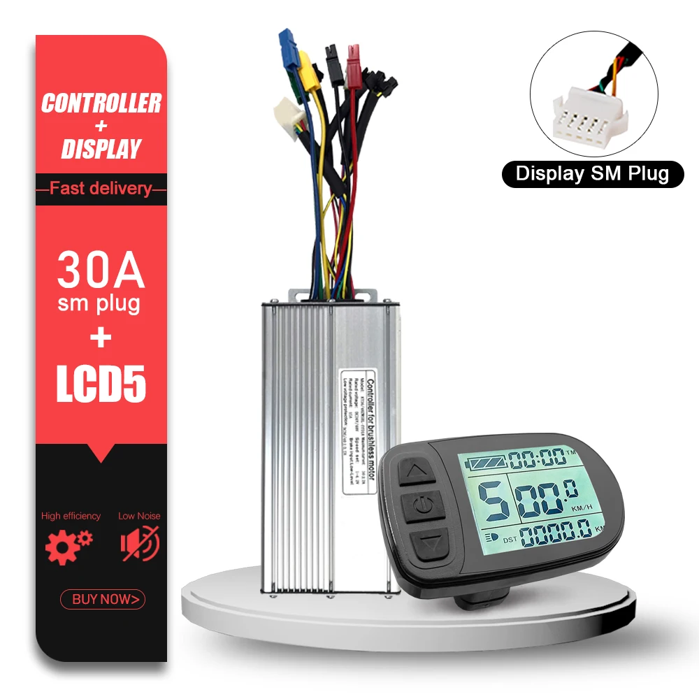Centralina 30A Display LCD5