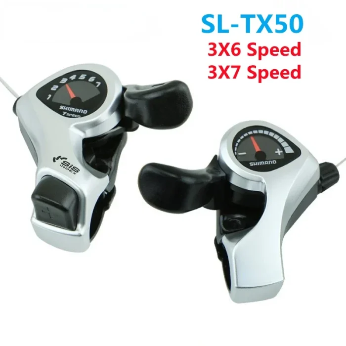 Shimano Tourney TX50 Cambio SL-TX50 Leva Del Cambio Della Bicicletta 3 6 7s 18/21S MTB Bike Shifter Trigger Interruttore Cavo Sinistra/Destra 3x6/3x7