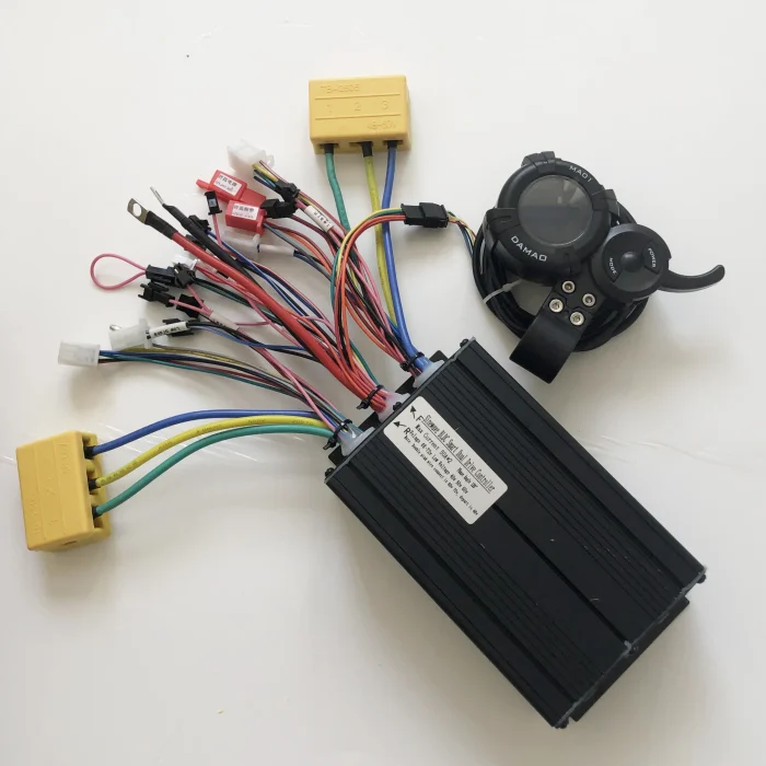 Set Centralina (x doppio motore) + Display Damao 50A - 48V/60V/72V per motore 1600W/2000W/3000W/4500W