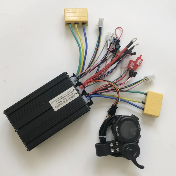 Set Centralina (x doppio motore) + Display Damao 50A - 48V/60V/72V per motore 1600W/2000W/3000W/4500W - immagine 3