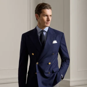 Blazer Gregory in lana serge - Eleganza Ralph Lauren