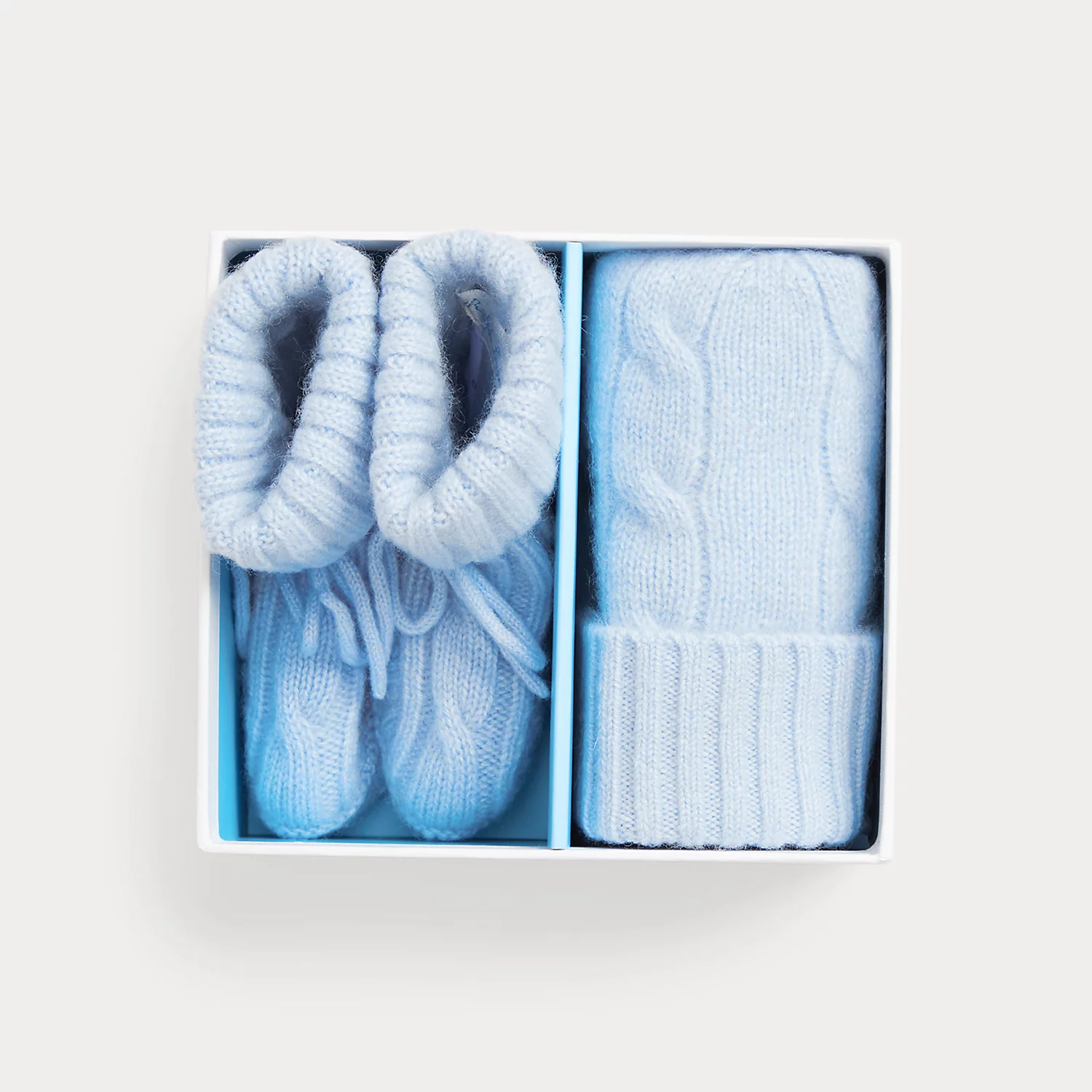 Set Babbucce e Berretto in Cashmere Ralph Lauren