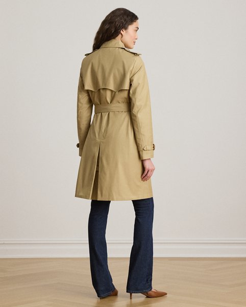 Trench Doppio Petto in Misto Cotone Ralph Lauren - immagine 4