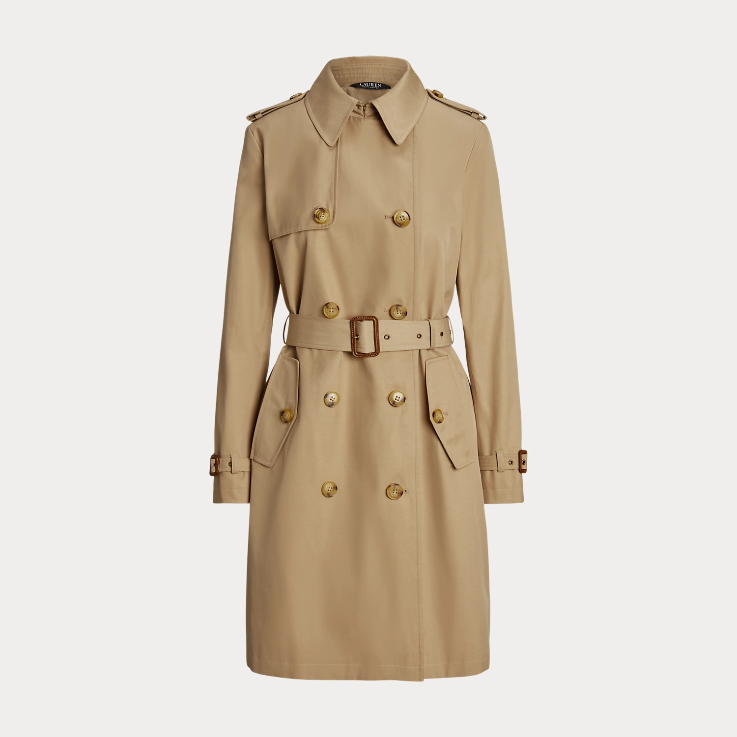 Trench Doppio Petto in Misto Cotone Ralph Lauren - immagine 5
