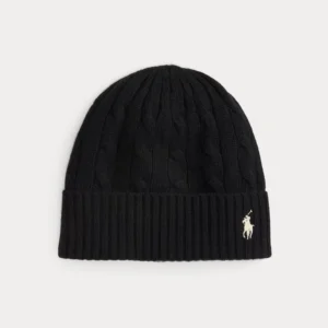 Berretto in Lana e Cashmere a Trecce Ralph Lauren