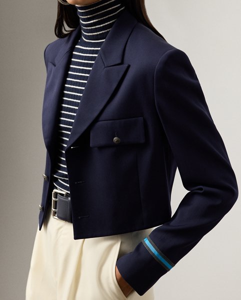 Giacca Nell in gabardine di misto lana - Ralph Lauren - immagine 2