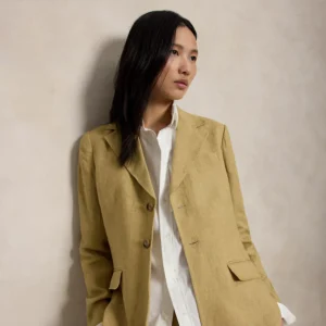 Blazer Monopetto in Lino DéLavé Ralph Lauren