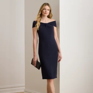 Abito da Cocktail Petite in Crêpe Ritorto - Ralph Lauren