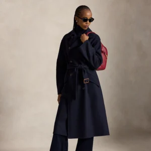 Trench Doppio Petto in Cashmere - Ralph Lauren