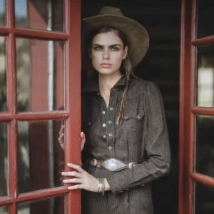 Tuta Western in Twill di Lana e Lino - Ralph Lauren