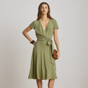 Abito in georgette con cintura Ralph Lauren - Eleganza Unica